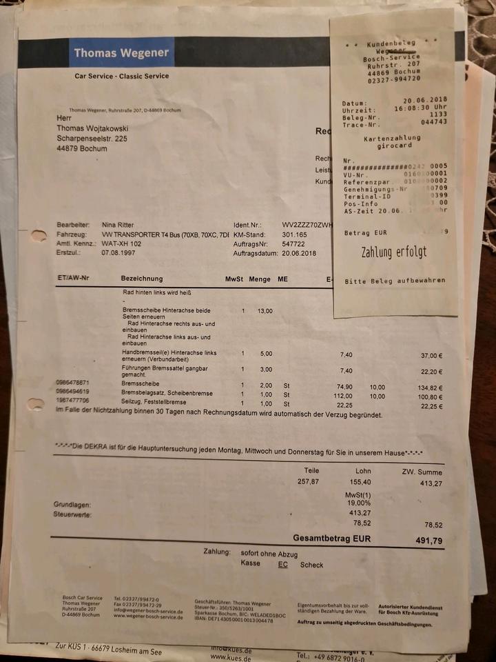 авто для волонтерів T4 Multivan 2,5 TDI   пробіг: 375000 рік: August 1997 Diesel потужність:102 PS коробка: Manuell ціна: 3200 Grau - Фото 16