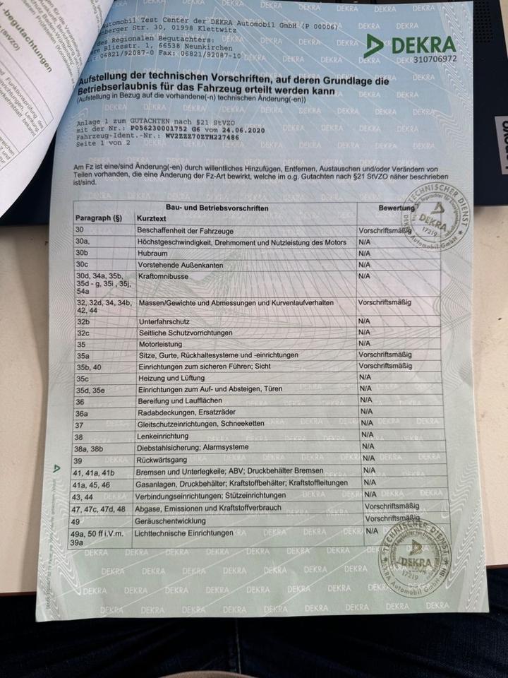 Купити авто з Європи Volkswagen T4  пробіг: 349740 рік: April 1998 Diesel потужність:68 PS коробка: Manuell ціна: 3650 - Фото 18