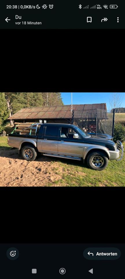 Авто для військових Mitsubishi L200 пробіг: 305000 рік: Oktober 2002 Diesel потужність:115 PS коробка: Manuell ціна: 6000 Oktober 2026 - Фото 3