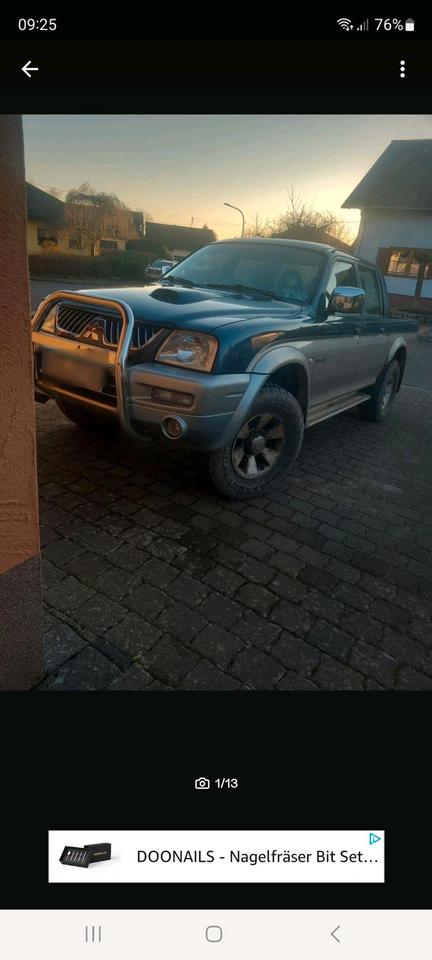 mitsubishi l200 Pick up пробіг: 195000 рік: Januar 2006 Diesel потужність:133 PS коробка: Manuell ціна: 6000 - Фото 0