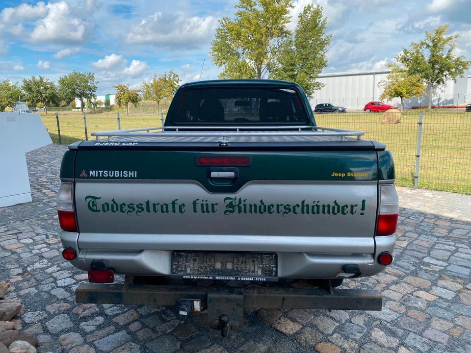 Mitsubishi L200 AHK пробіг: 139450 рік: Juni 2003 Diesel потужність:116 PS коробка: Manuell ціна: 4990 Grün - Фото 5