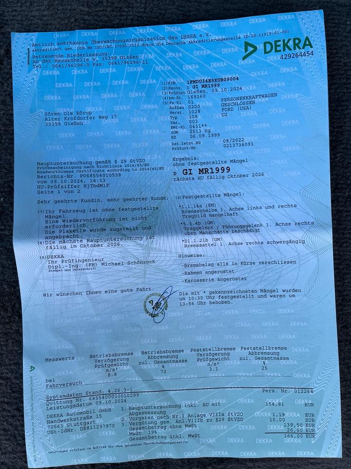 Ford Explorer U2 1999 4x4 пробіг: 175000 рік: Juni 1999 Benzin коробка: Automatik SUV/Geländewagen ціна: 2500 - Фото 12