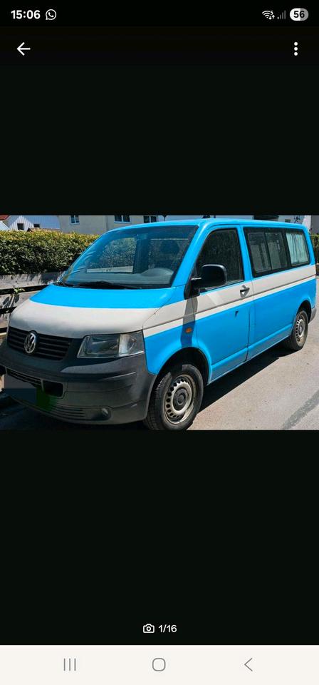 Vw Bus  T5  Multivan пробіг: 213000 рік: Juni 2004 Diesel потужність:130 PS коробка: Automatik ціна: 2500 - Фото 0